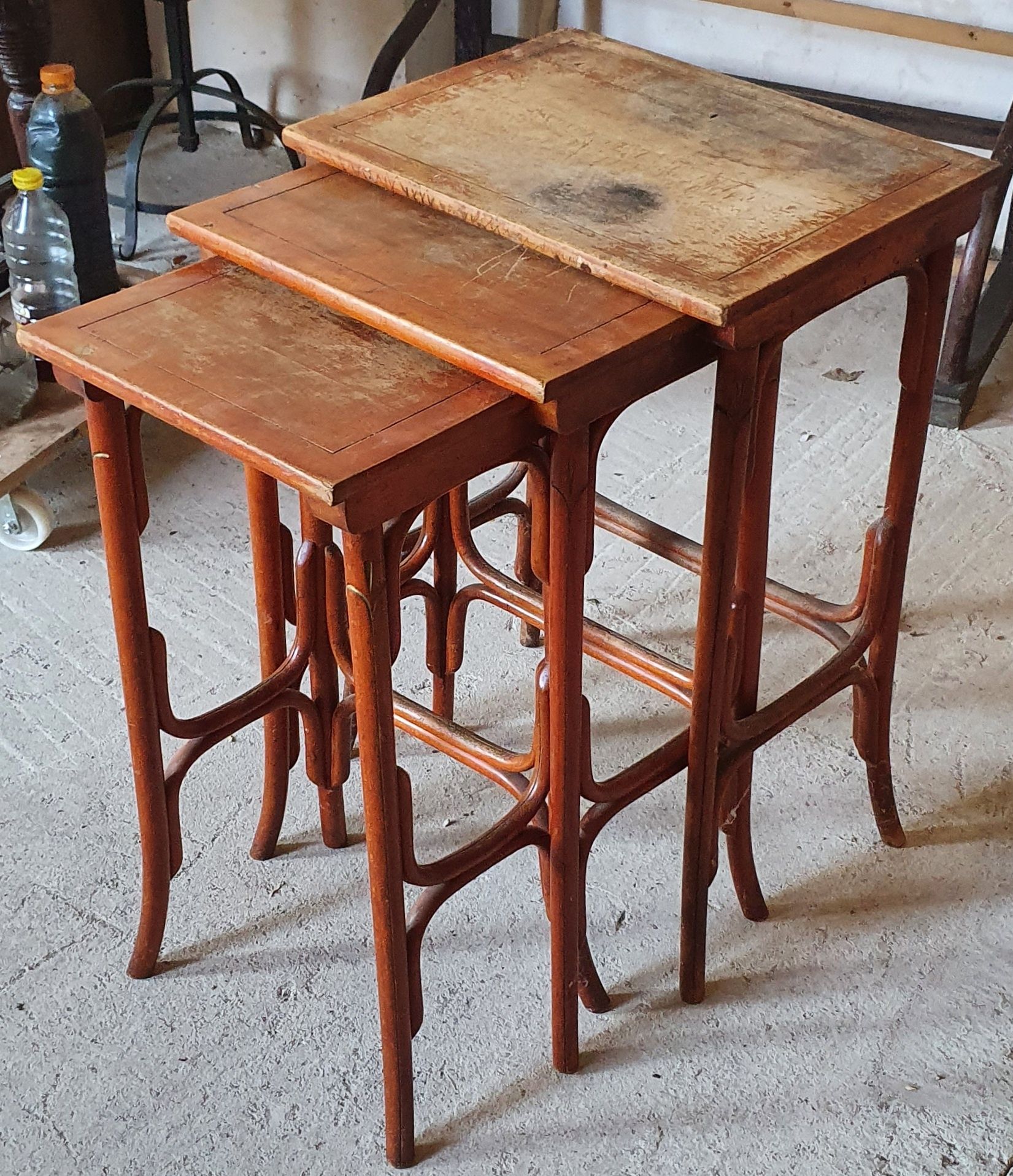 Set măsuțe Thonet *** vintage / antic / retro ***