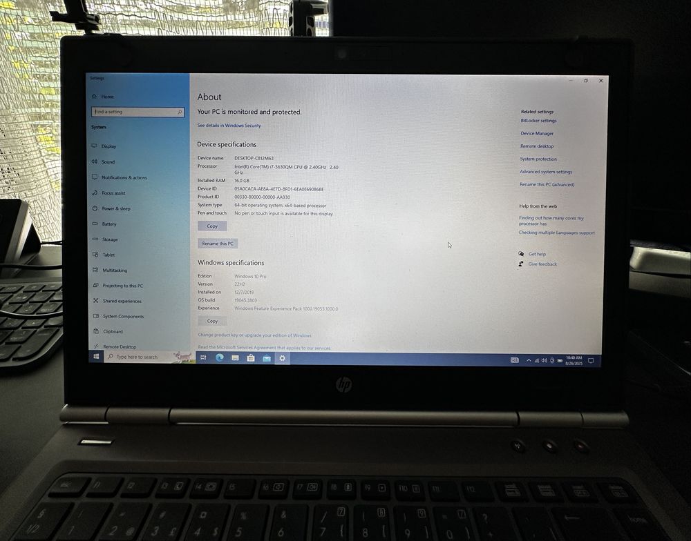HP Elitebook 8470w