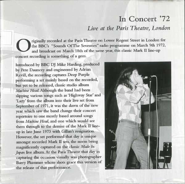 Deep Purple - Colectie CD DVD Bluray Vinil LP