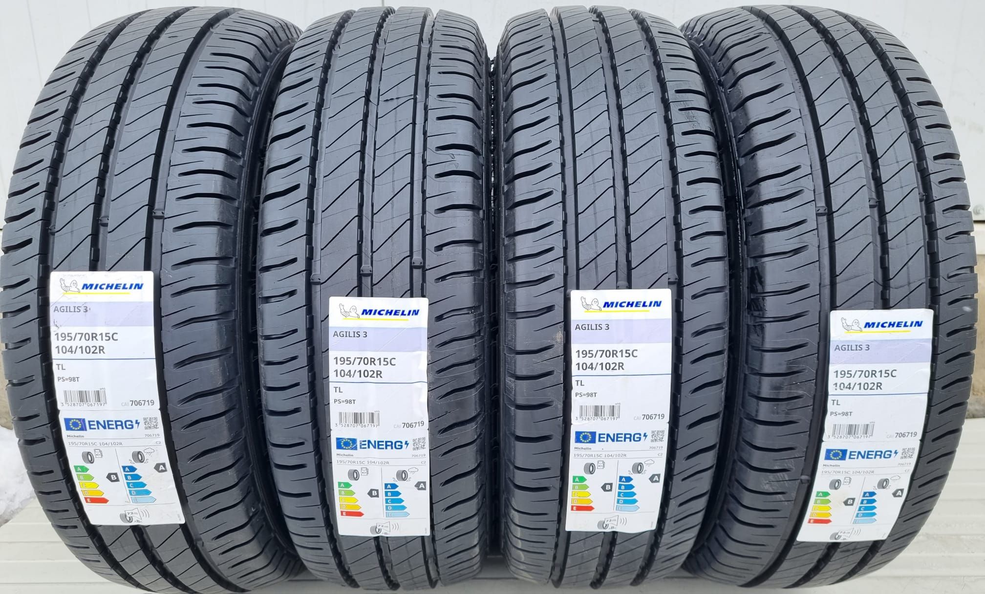 195/70 R15C, 104R, MICHELIN, Agilis 3, Anvelope vara