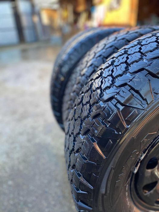 Set Jante Otel r15 cu Anvelope Off-Road GoodYear 235 75 r15