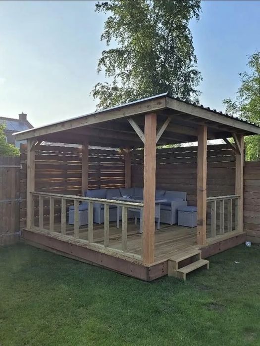 Vând foișore din lemn masiv 10x8x2.30h