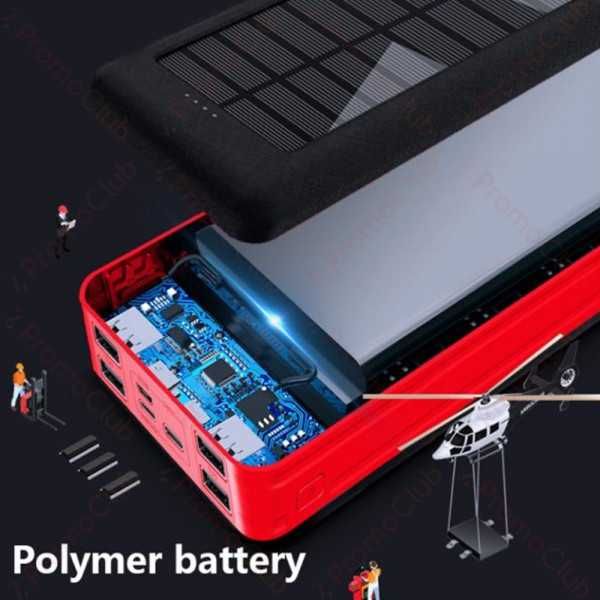 60000mah Соларна Преносима Батерия UKS PAWERBANK с фенерче