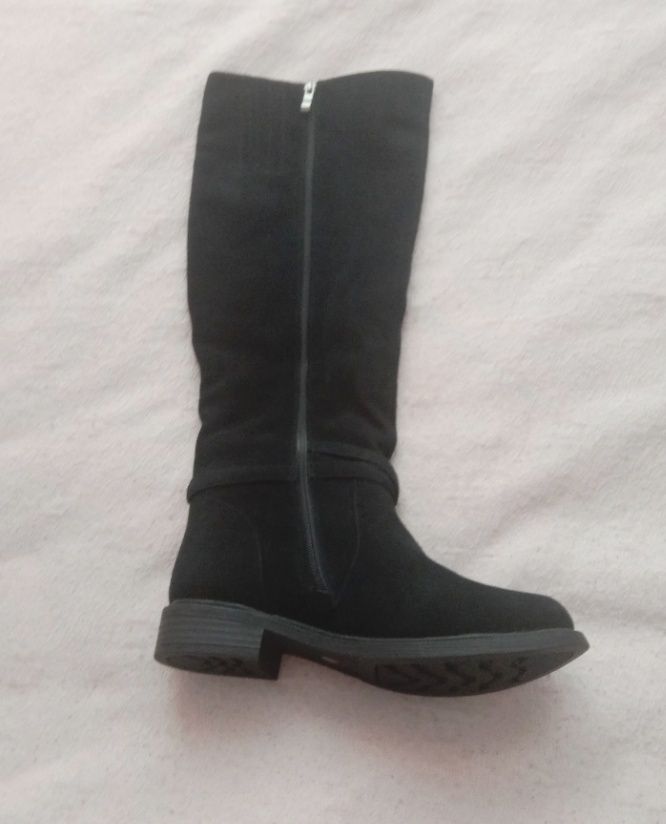 Сапоги новые зимние из натуральной замши  р 40-41