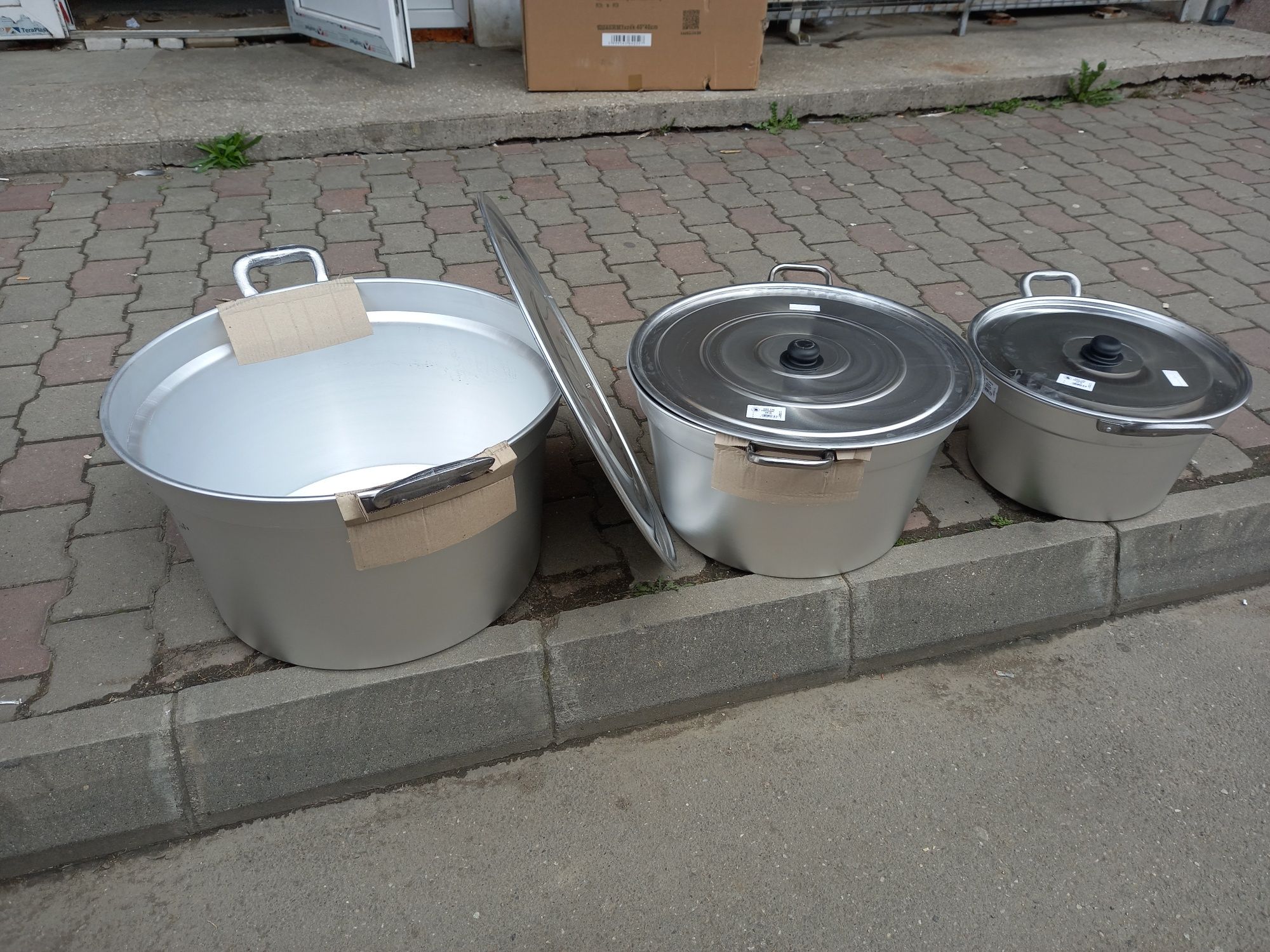 Ceaun Tyci aluminiu alimentar 140 L ,  import Italia Promo 549  lei