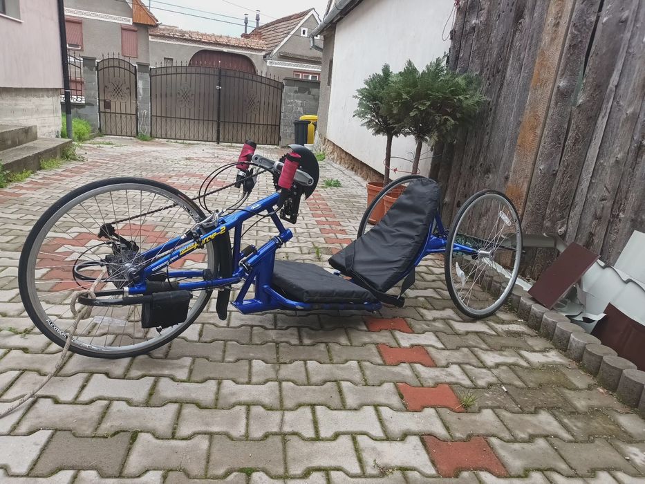 Handbike pt persoane cu dizabilități, bicicletă de mână,  trike
