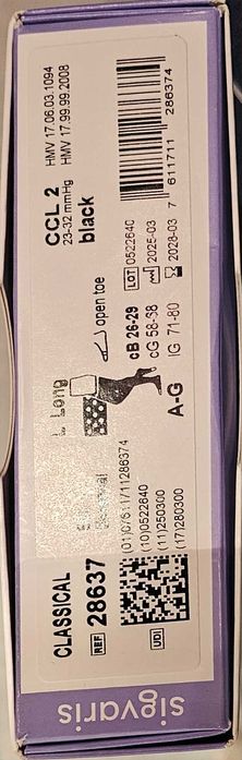 Vand set ciorapi compresivi sigvaris marimea L