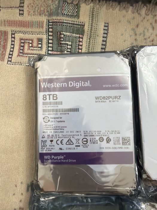 Жесткий диск для видеонаблюдения 8ТВ 2 шт