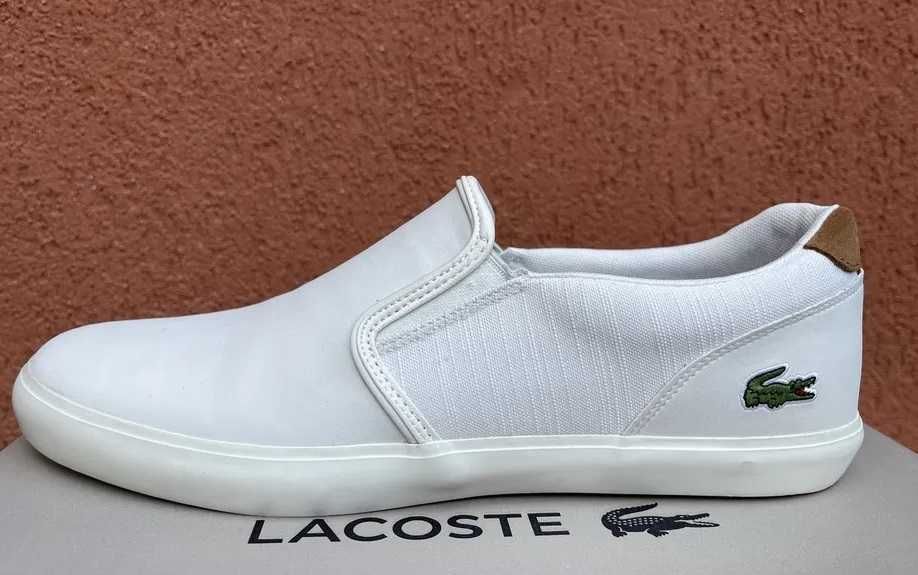 Lacoste originali noi piele pantofi sport tenisi  29cm.