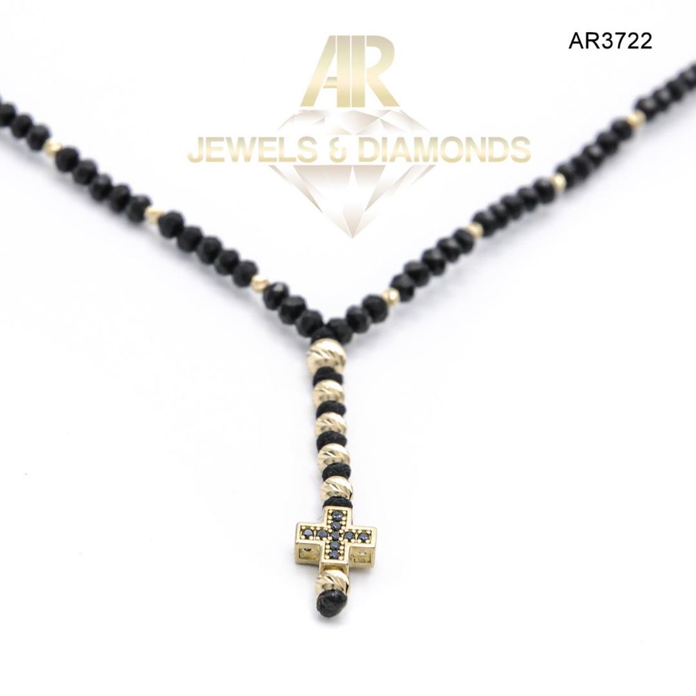 Rozariu Lant Colier Aur 14 K model nou deosebit ARJEWELS(AR3722)