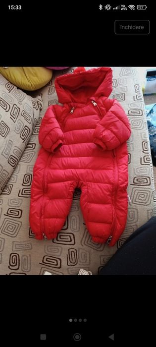 Salopeta de fâș pentru iarna fetite marimea 80
