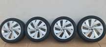 Jante r 17 cu anvelope de iarna 205 50 17 golf 6,7,8, octavia 3