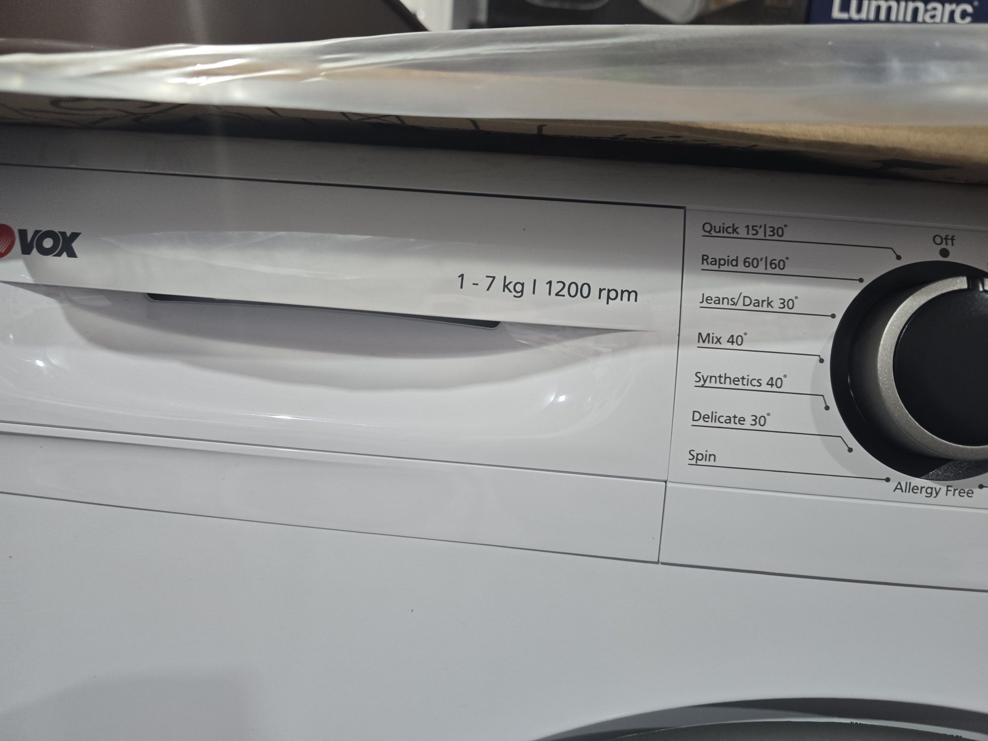 Нова пералня VOX WM 1275LTQD, 7kg, 1200rpm, 5години