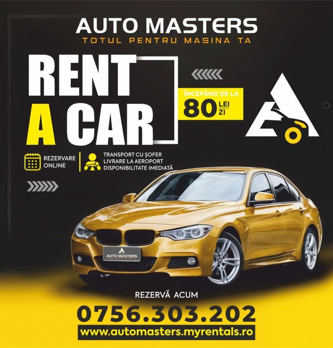 Inchiriez inchiriere auto BMW VW Audi Skoda Mercedes DUBA
