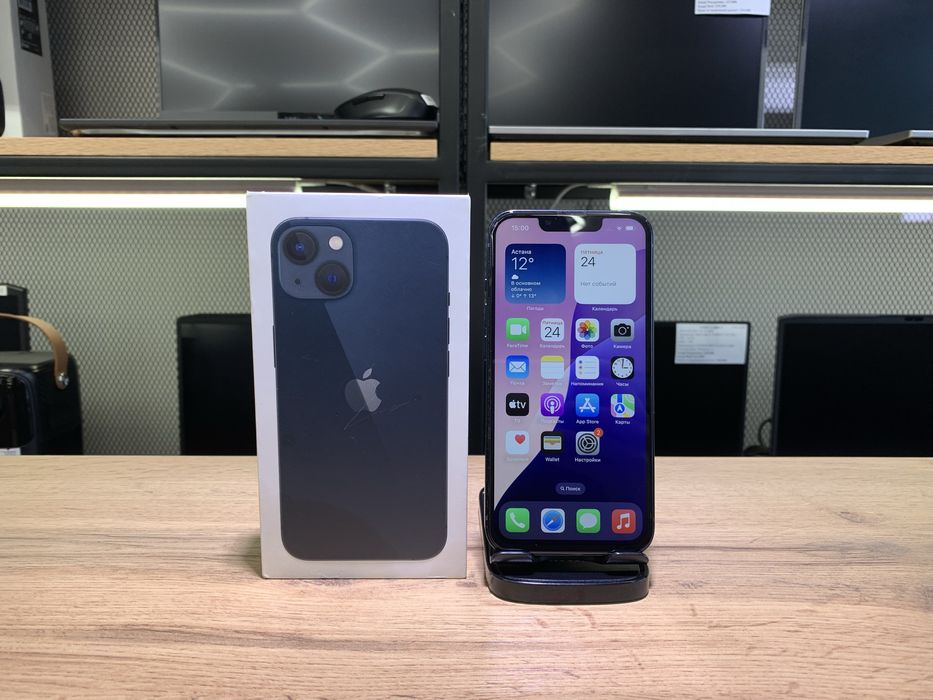 iPhone 13, 128 GB Midnight, АКБ84%, дисплей менянный, 10913/А10