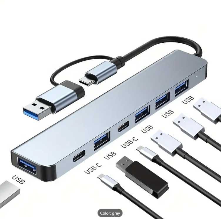 Hub Usb 3.0 Tip C compatibil Macbook pro apple m1 m2