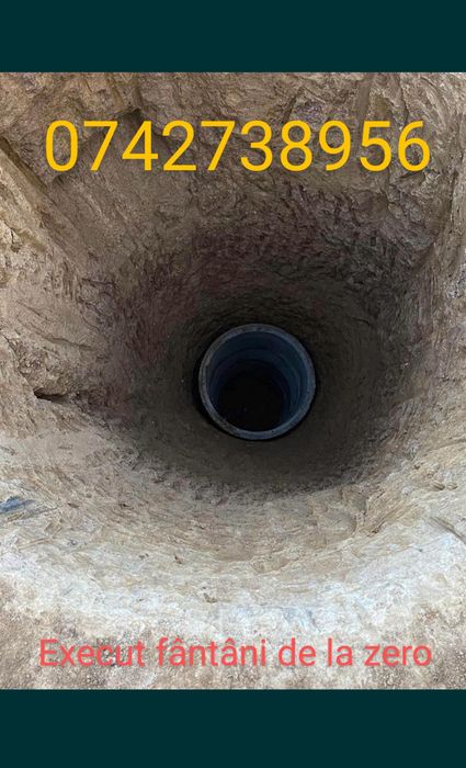 Executam foraje manual