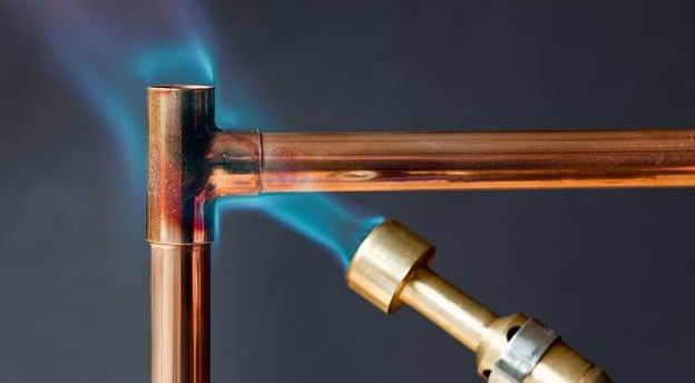 Пайка ремонт медных труб каллориферов, газовые котлы, фанкойлы