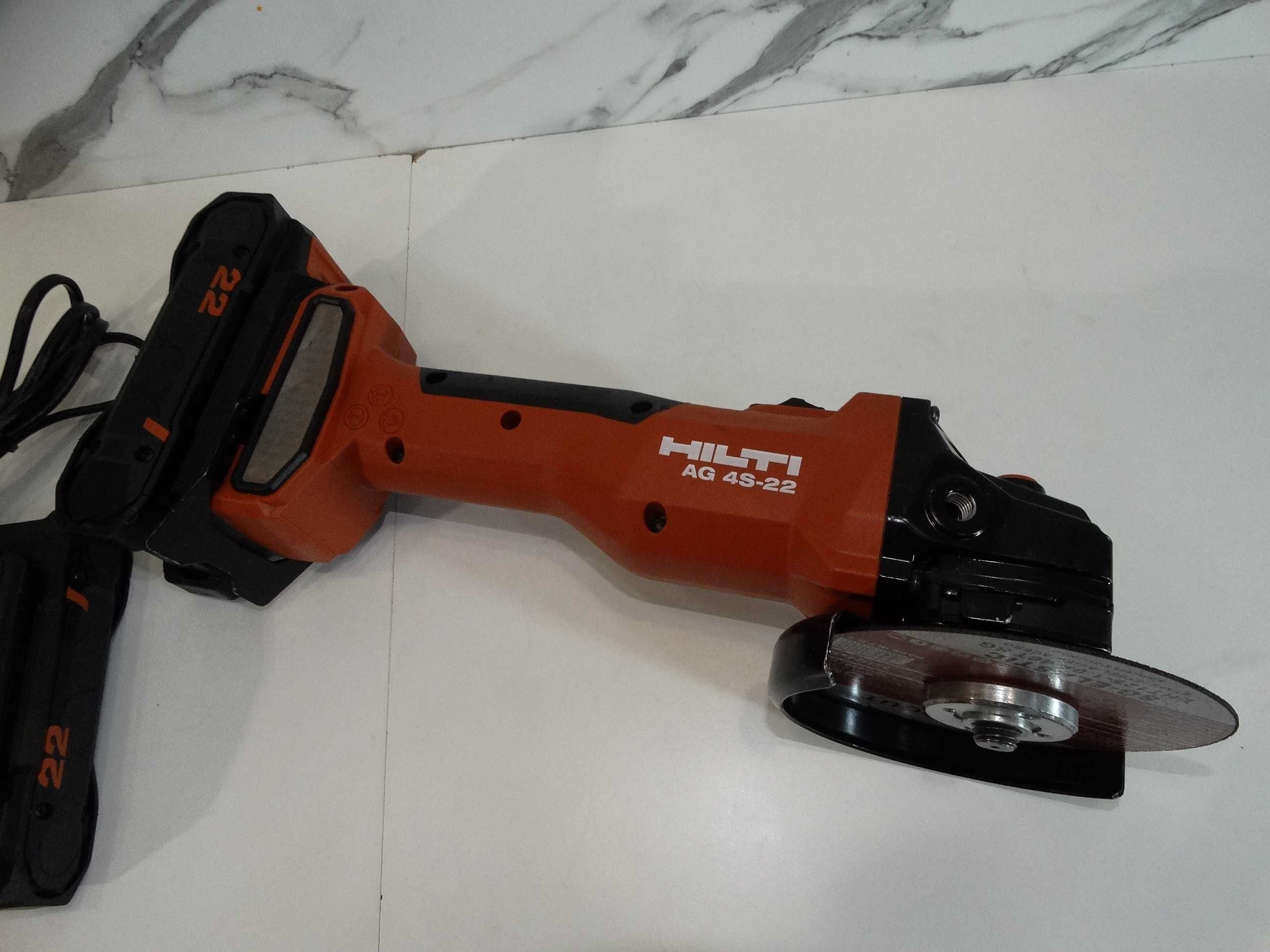 Hilti AG 4S - 22 / 2 x 4.0 Ah / NURON - Ъглошлайф с обороти