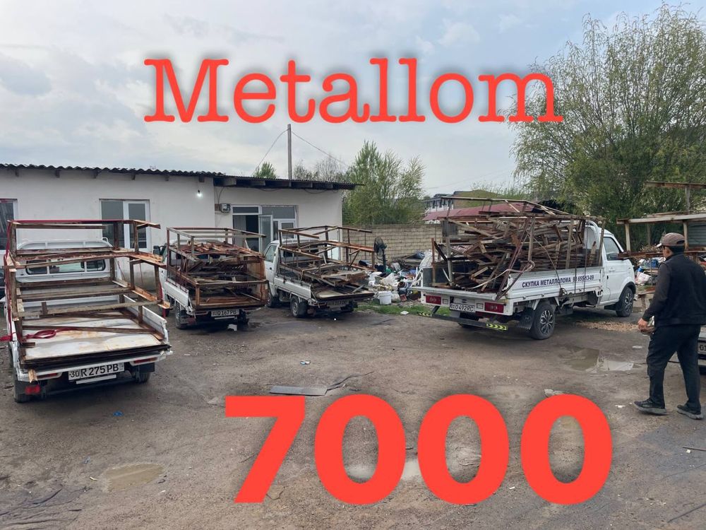 Metallom olamiz.