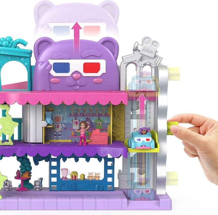 Комплект за игра кукли Pollyville Drive-In Movie Theater, HPV39