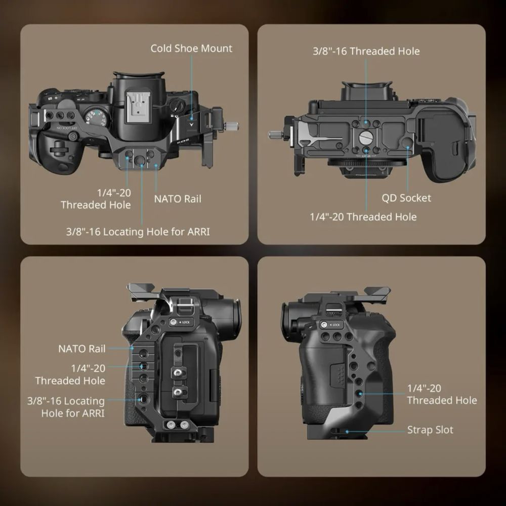 Клетка с ручкой для камеры Canon R6 mark II