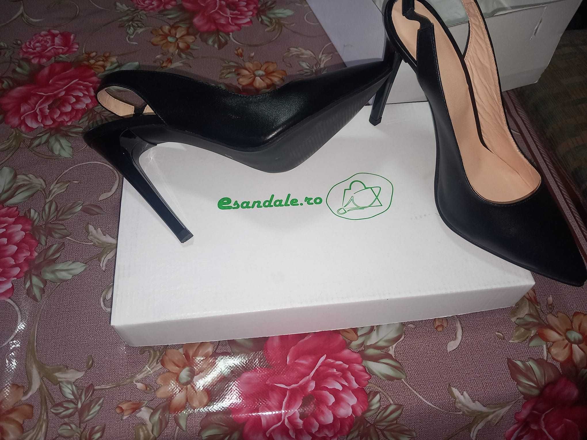 Pantofi din piele naturală