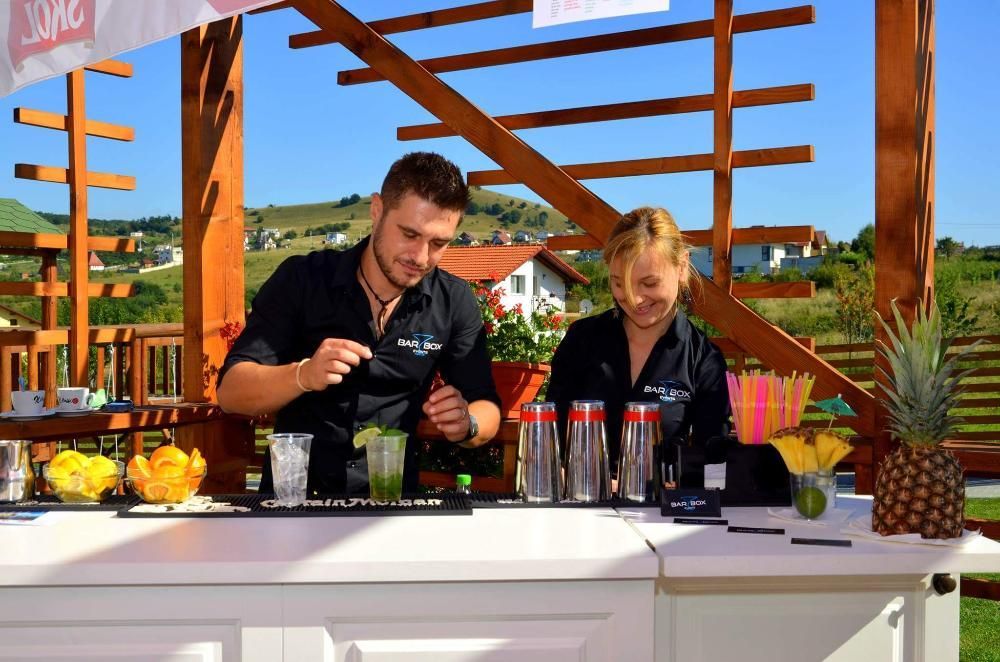 Cocktail bar/bar mobil evenimente, barmani la nunta