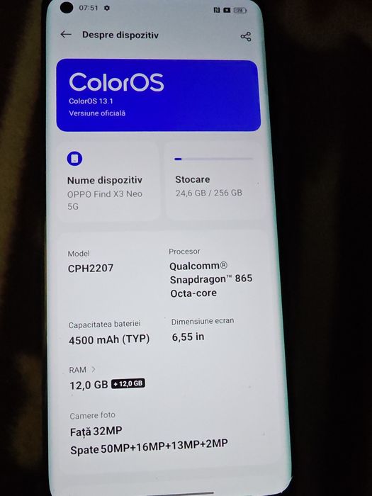 Oppo find X3 neo 256 gb