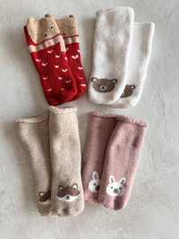 4 чифта бебешки чорапки за 0-6 м