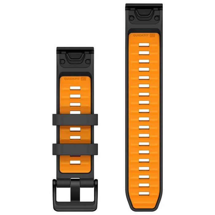 Оригинальный ремешок Garmin QuickFit 22 — Graphite / Orange