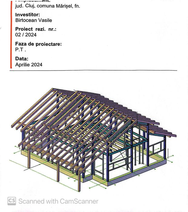 Proiect structura metalica din europrofile