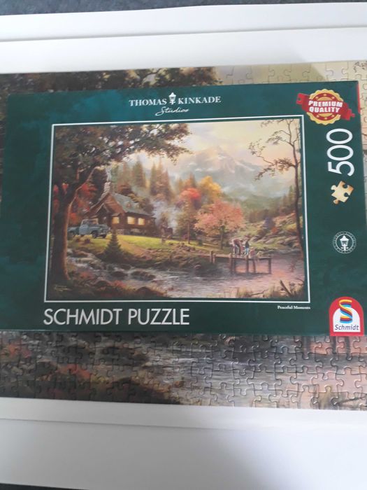 Пет пъзела с по 500 части за 30 лв.