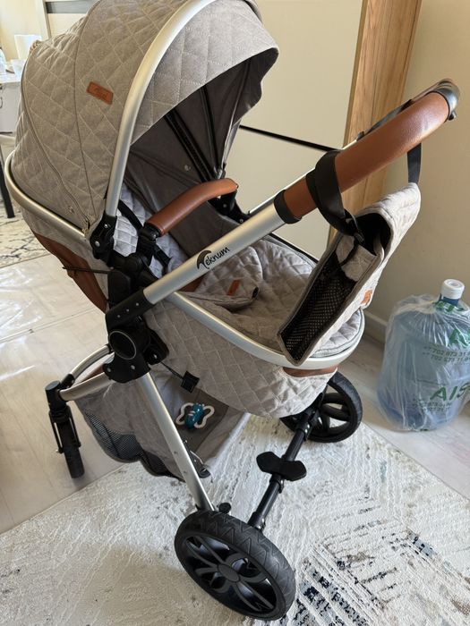 Детский коляска сатылады. Көп қолданылмаған. Жаңа күйінде тұр.