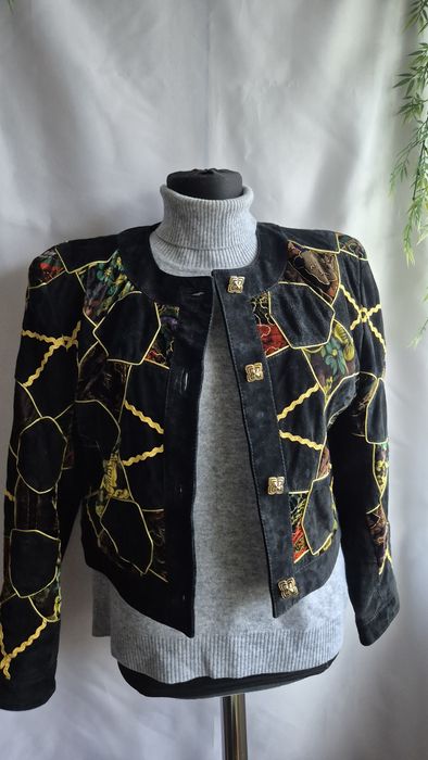 Jacheta vintage piele naturala nr.S