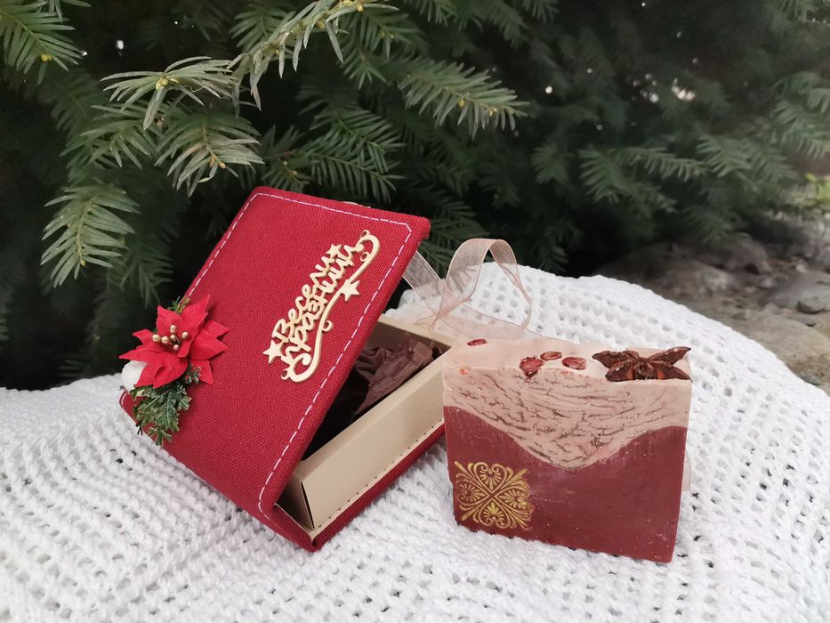 Коледен подарък, ръчен сапун