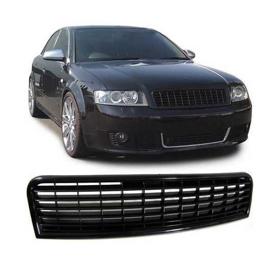 Черна решетка без емблема за Audi A4 B6 седан, комби 2000-2004