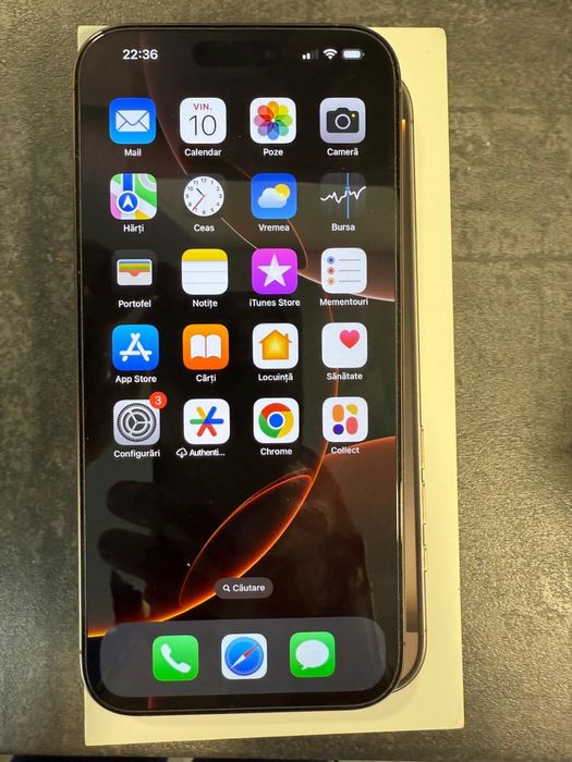 iPhone 16 Pro Max,256GB,Impecabil,garantie 12 luni