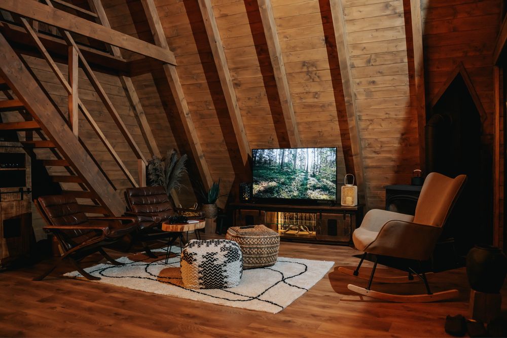 Cabana A frame de inchiriat Craciun liber