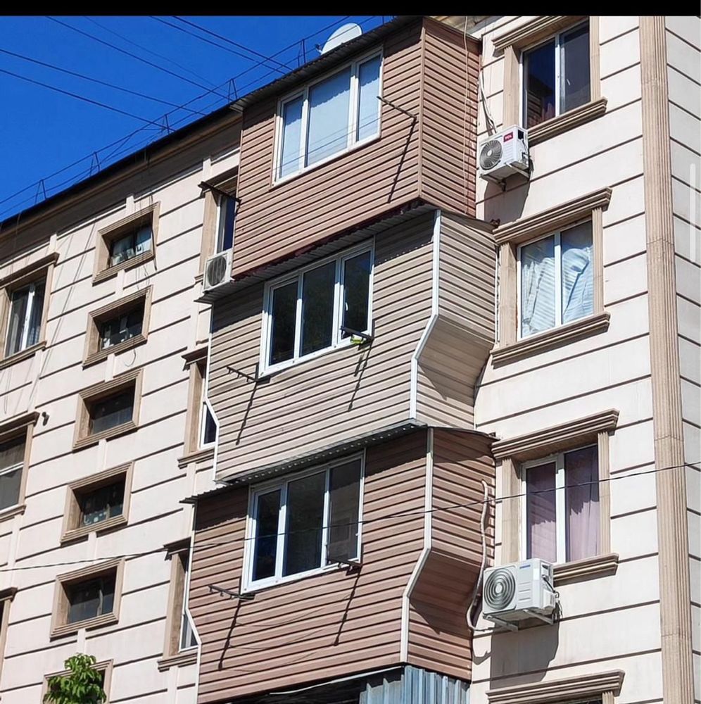 Обшивка и утепления балконов и лоджий