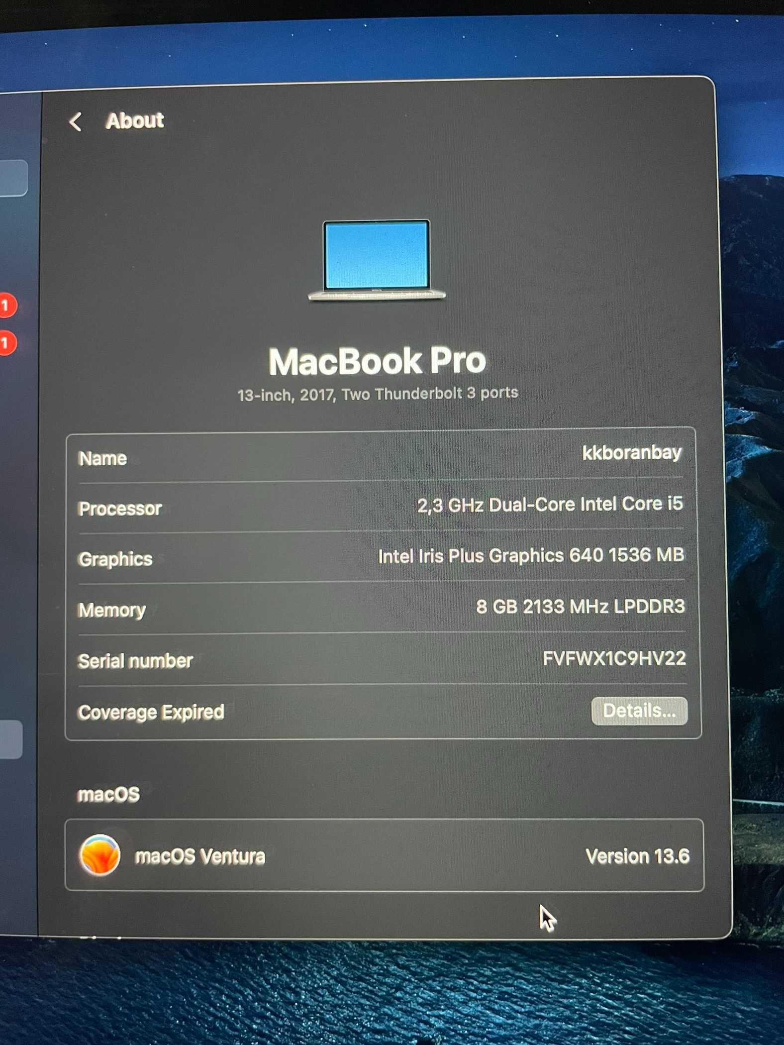 Apple MacBook Pro 13'' 2017 Space Gray