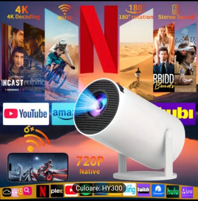 VideoProiector Mini HY300PRO 2025