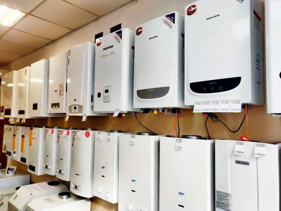 Новые газовые котлы Navien в Астане/ Навиен/ Газ печь