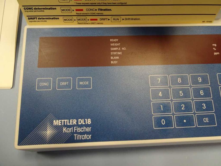 титратор Mettler DL18 titrator