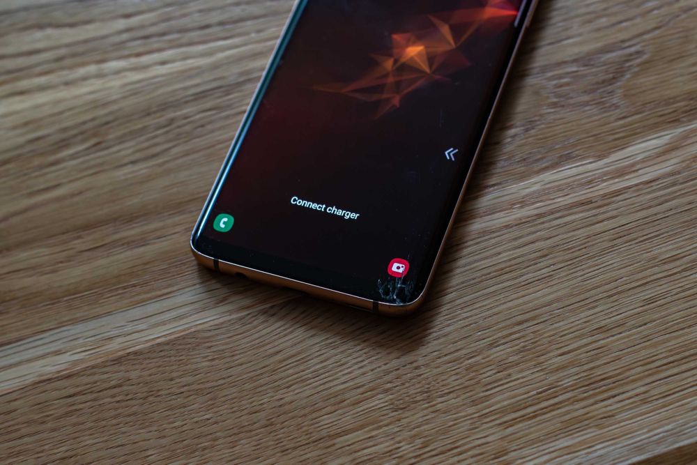 Смартфон Samsung Galaxy S9+, цвят "Sunrise Gold"