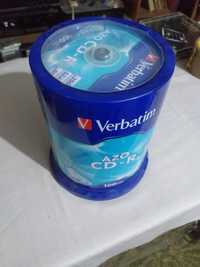 CD Verbatim AZO CD-R 700M, 52X, 80 min, 100 buc., bulc, sigilate