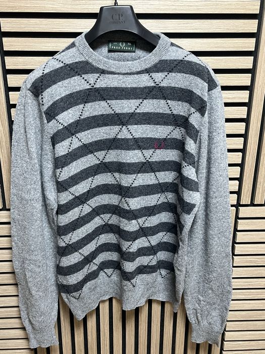 Fred Perry : Made in England - Wool Jumper -Вълна размер ХЛ / Оригинал