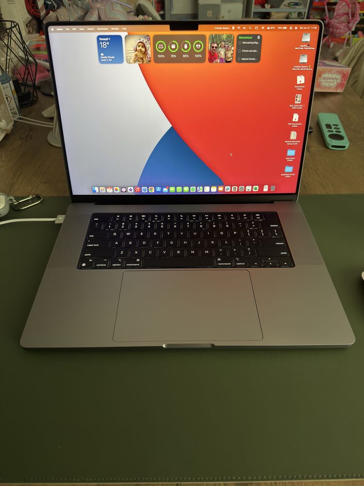 MacBook Pro 16" M1 Pro, 16GB, 512GB SSD