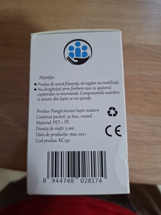 Pungi stocare lapte matern Kidscare