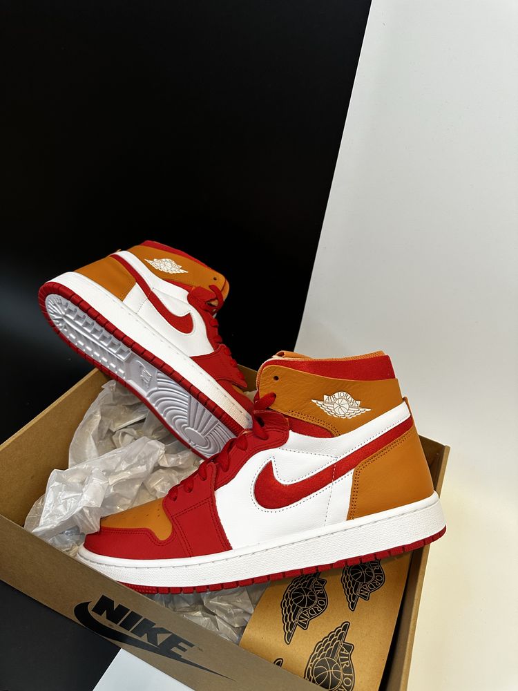 Air Jordan 1 High ZOOM Red Chilli 44 Noi